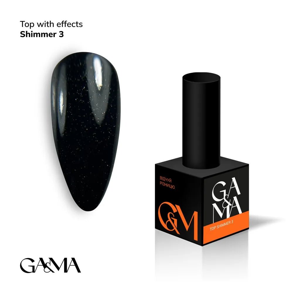 GA&MA Top Shimmer 3 10 ml - Level Up Beauty Supply