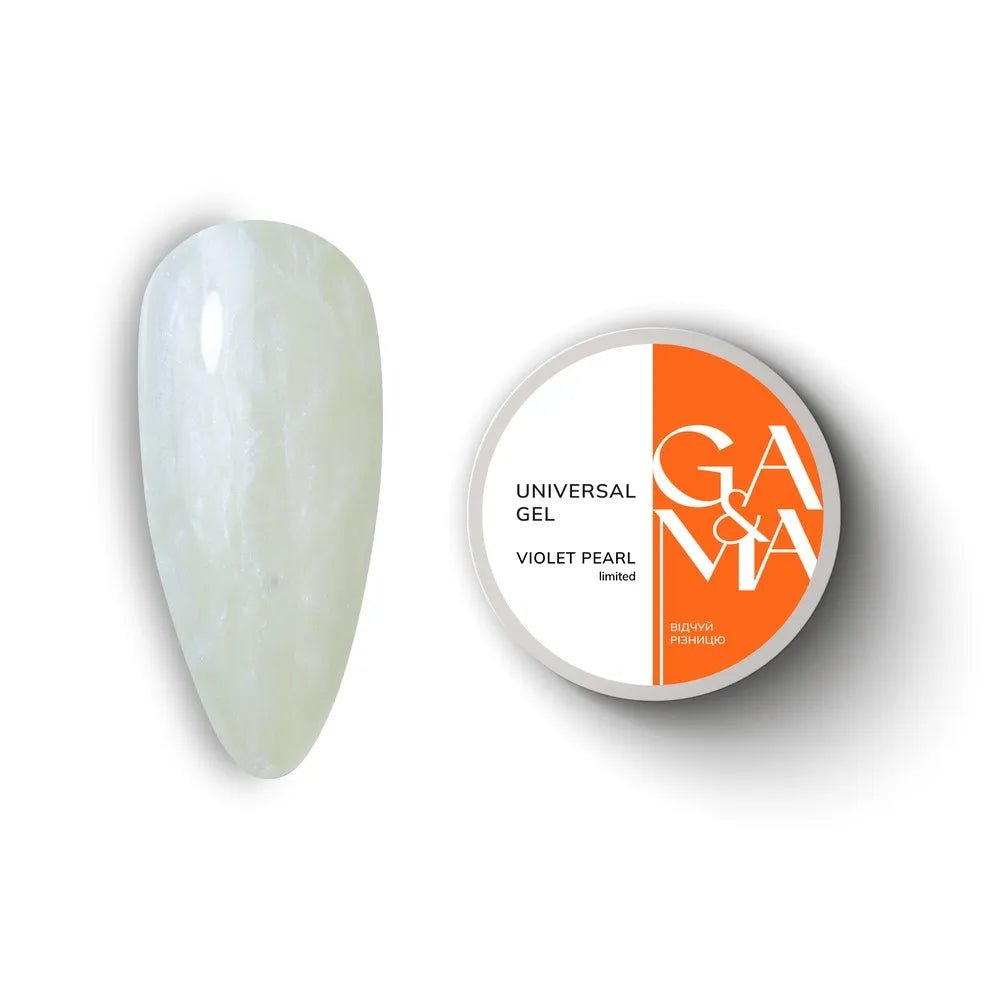 GA&MA Universal Gel Violet Pearl limited 15 ml - Level Up Beauty Supply