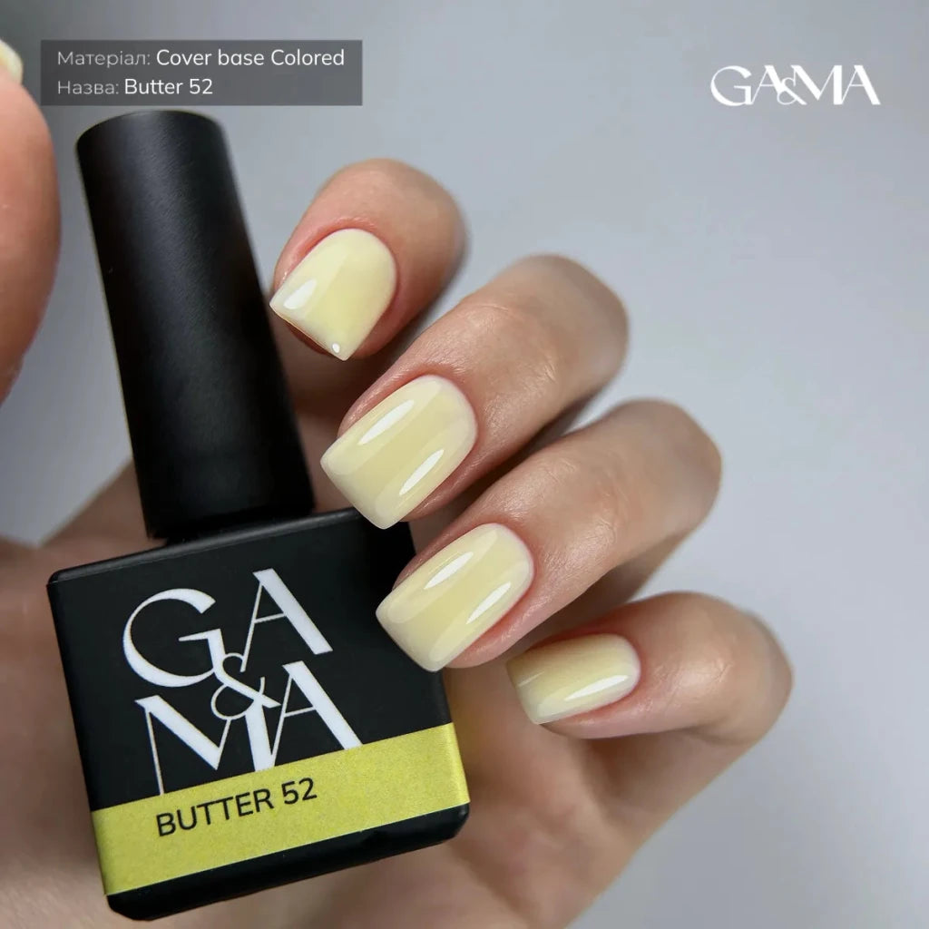 GA&MA Cover base Colored 052 Butter 15 ml - Level Up Beauty Supply
