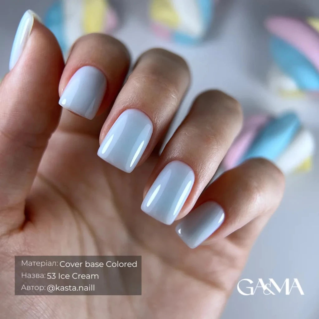 GA&MA Cover base Colored 053 Ice Cream 15 ml - Level Up Beauty Supply