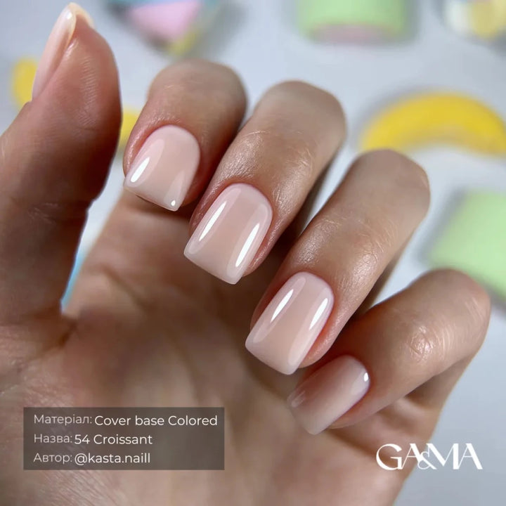 GA&MA Cover base Colored 054 Croissant 15 ml - Level Up Beauty Supply