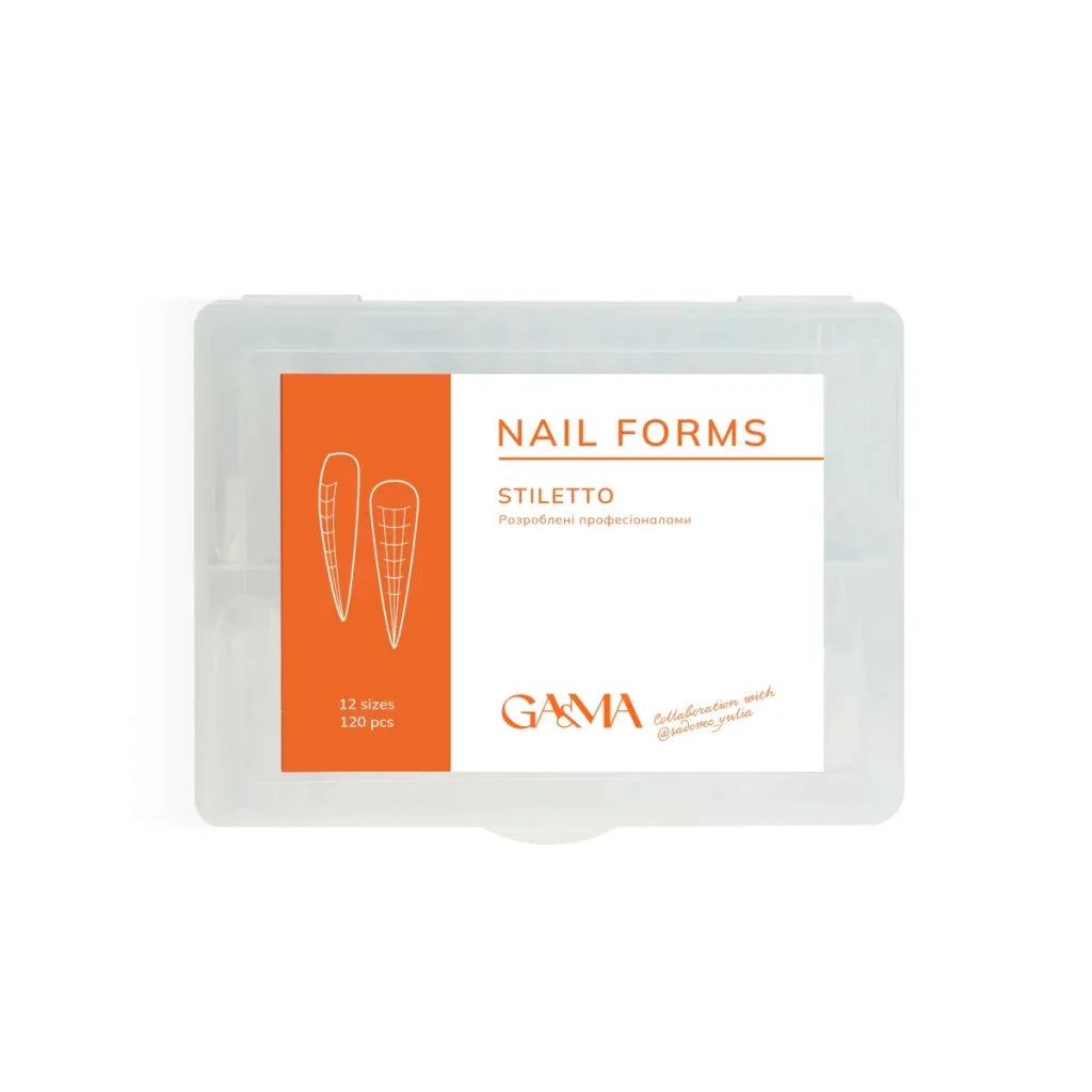 GA&MA Dual Forms Stiletto, 120 pcs - Level Up Beauty Supply