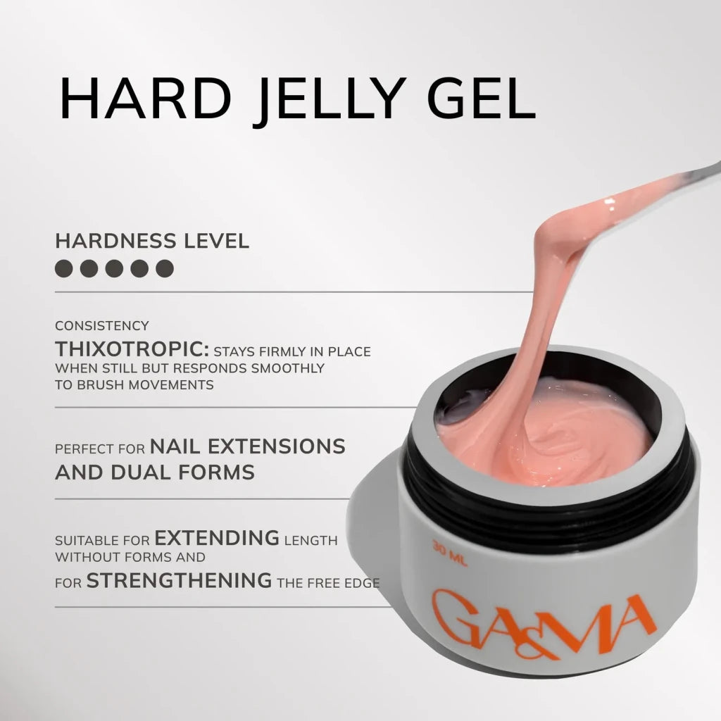 GA&MA Hard Jelly gel Peony - Level Up Beauty Supply