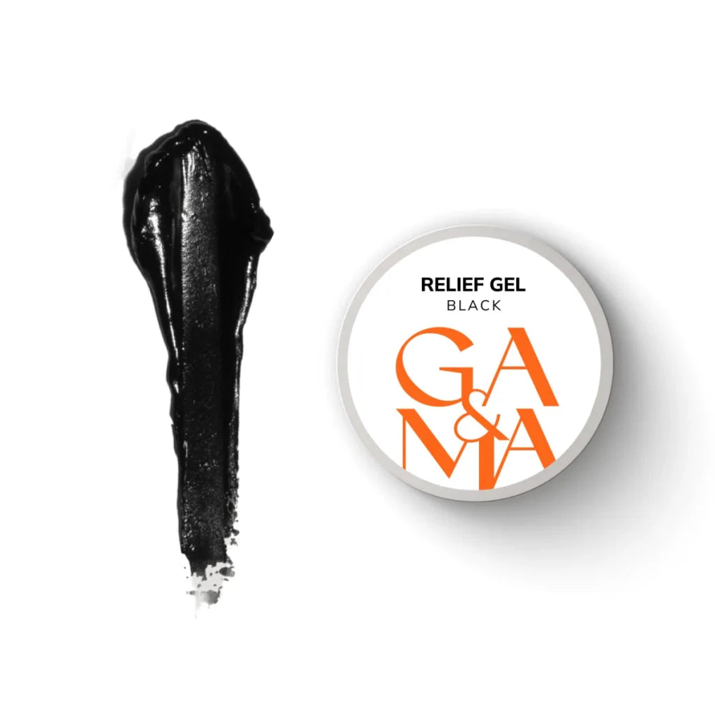GA&MA Relief Gel Black 5 g - Level Up Beauty Supply