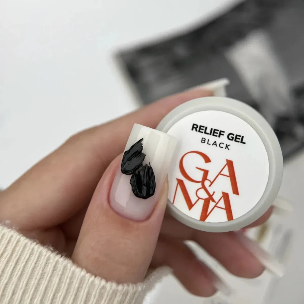 GA&MA Relief Gel Black 5 g - Level Up Beauty Supply