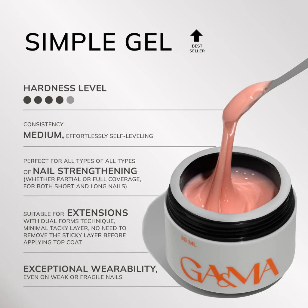 GA&MA Simple gel 049 Emerald - Level Up Beauty Supply