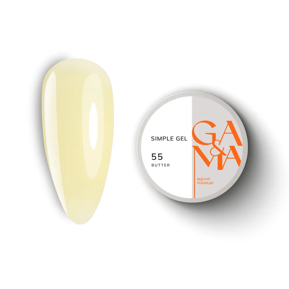 GA&MA Simple gel 055 Butter