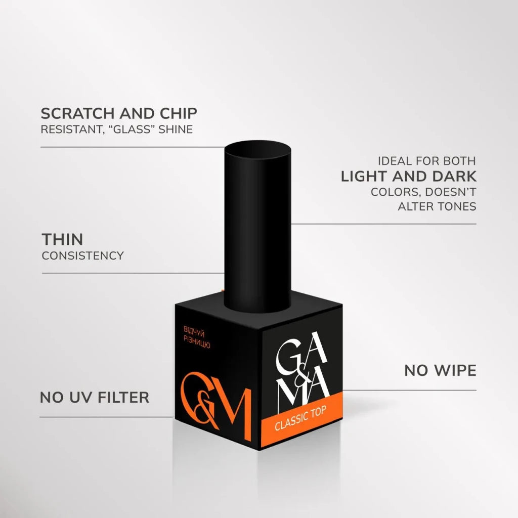 GA&MA Classic Top 15 ml - Level Up Beauty Supply