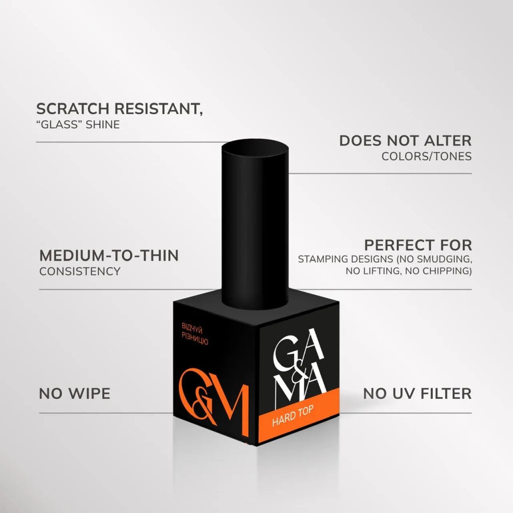 GA&MA Hard Top 15 ml - Level Up Beauty Supply
