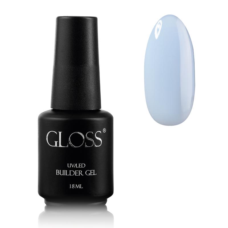 GLOSS Builder Gel Powder Blue, 18 ml