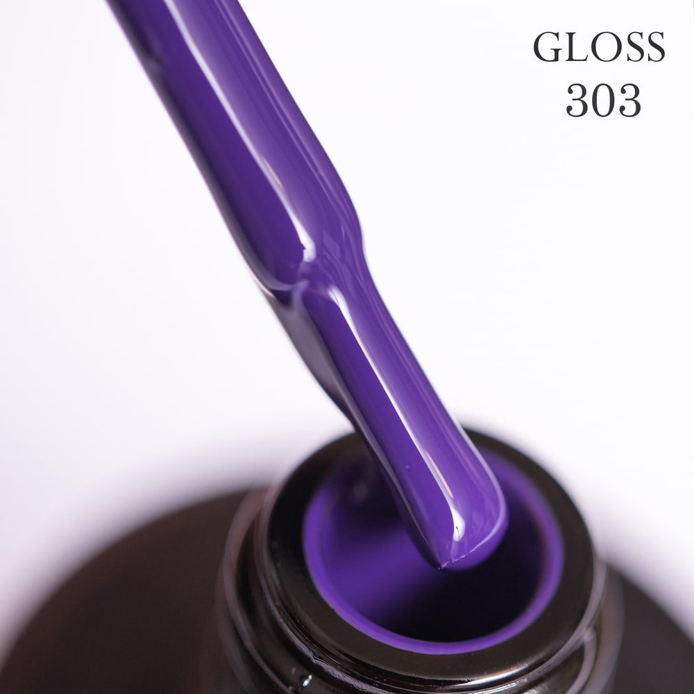 GLOSS Gel Polish 303 (Classic violet), 11ml