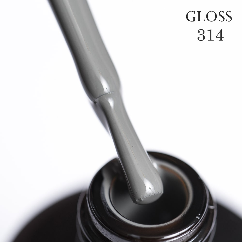 GLOSS Gel Polish 314 (Muted olive), 11ml