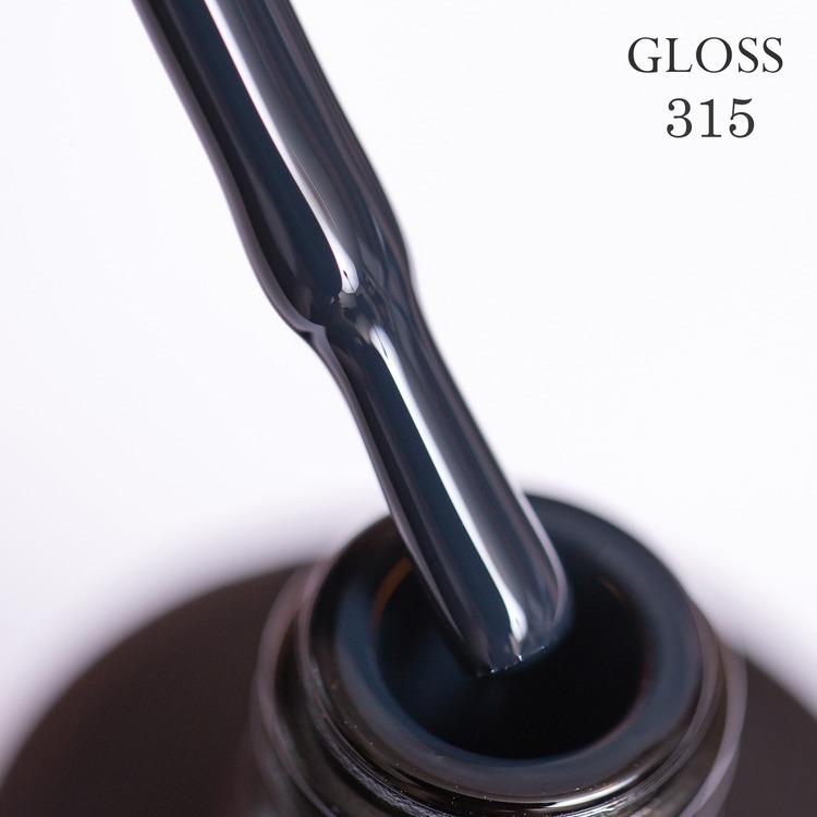 GLOSS Gel Polish 315 (dark azure), 11ml