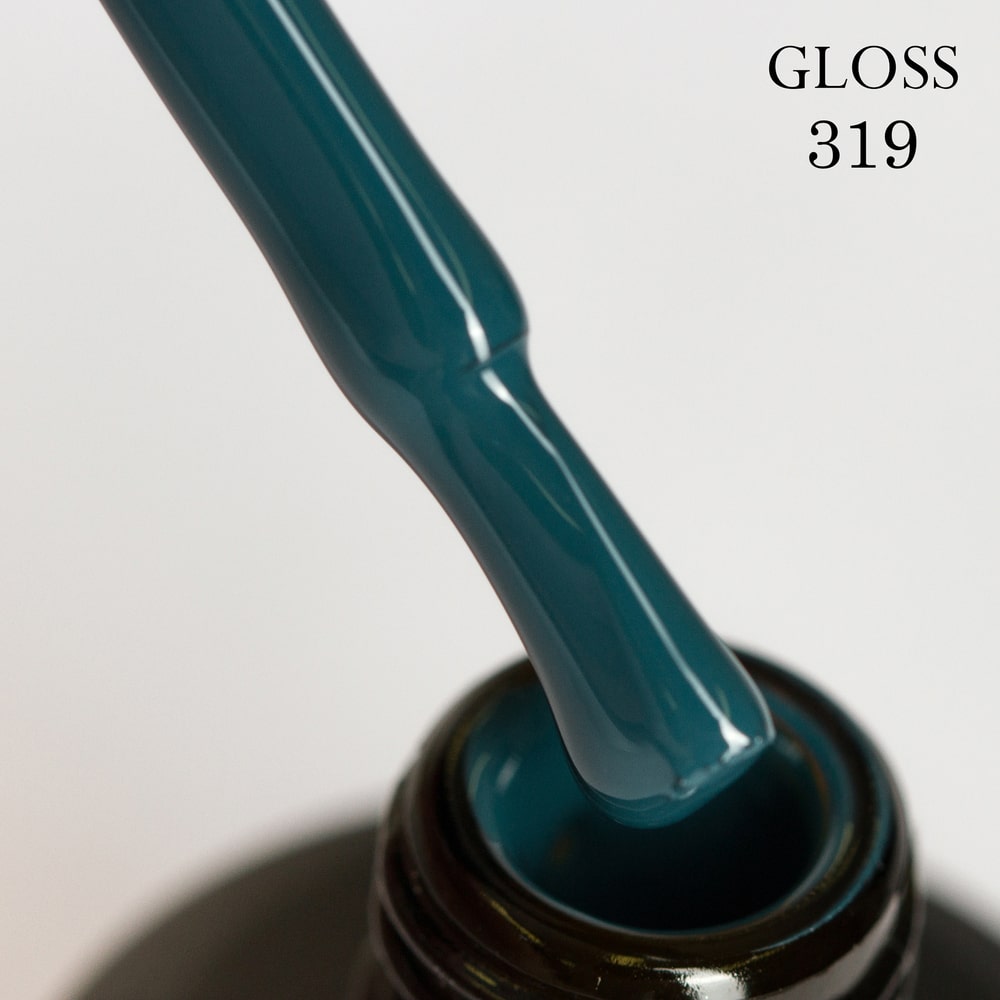 GLOSS Gel Polish 319 (Dark turquoise), 11ml