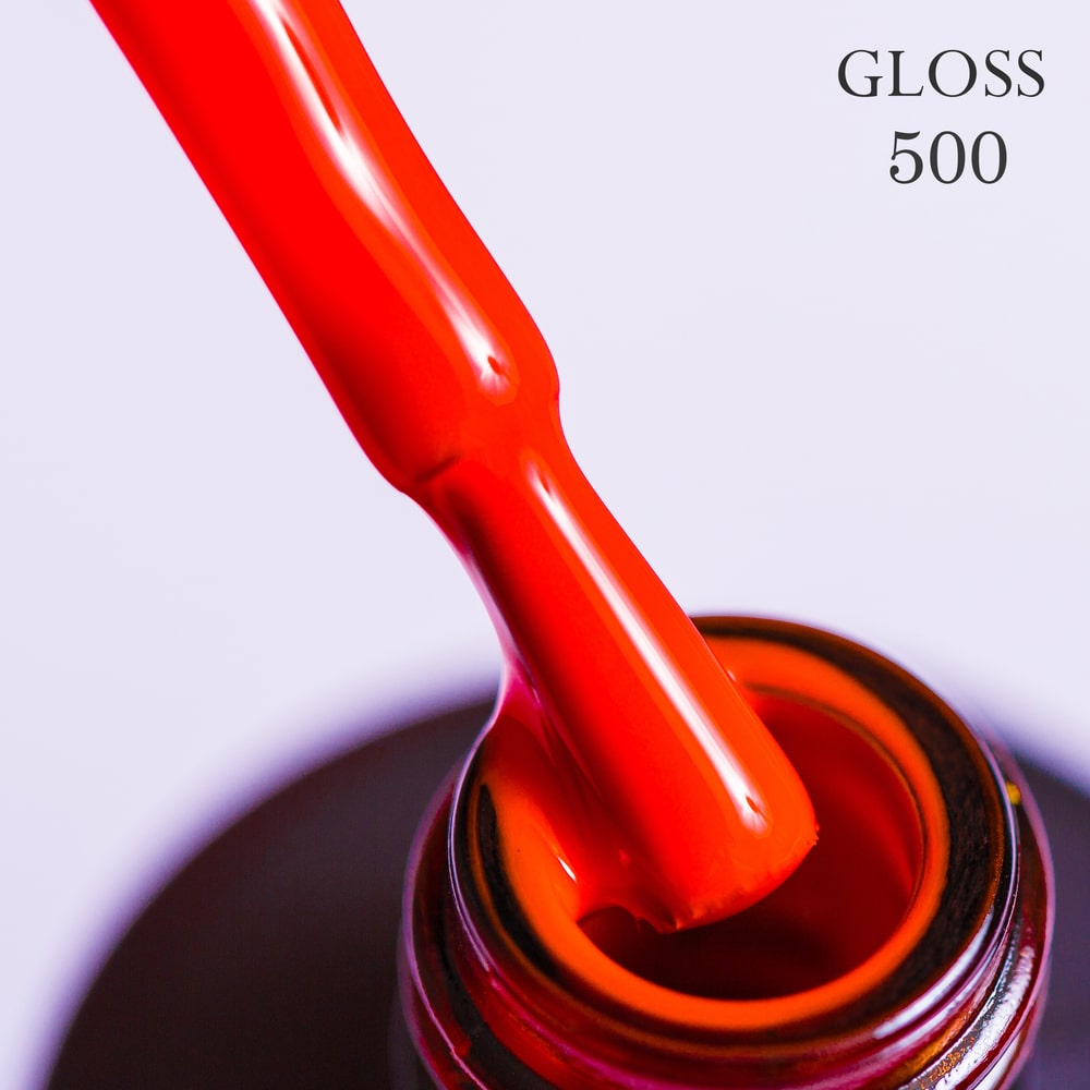 GLOSS Gel Polish 500 (Neon bright strawberry), 11ml