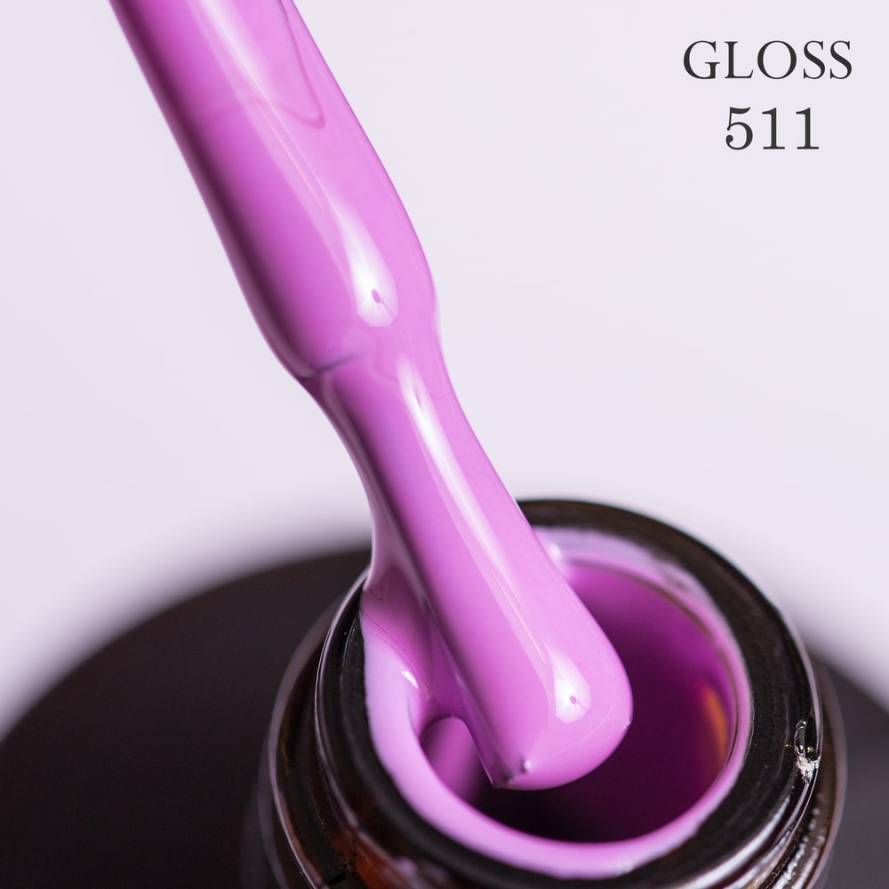 GLOSS Gel Polish 511 (Bright lavender), 11ml