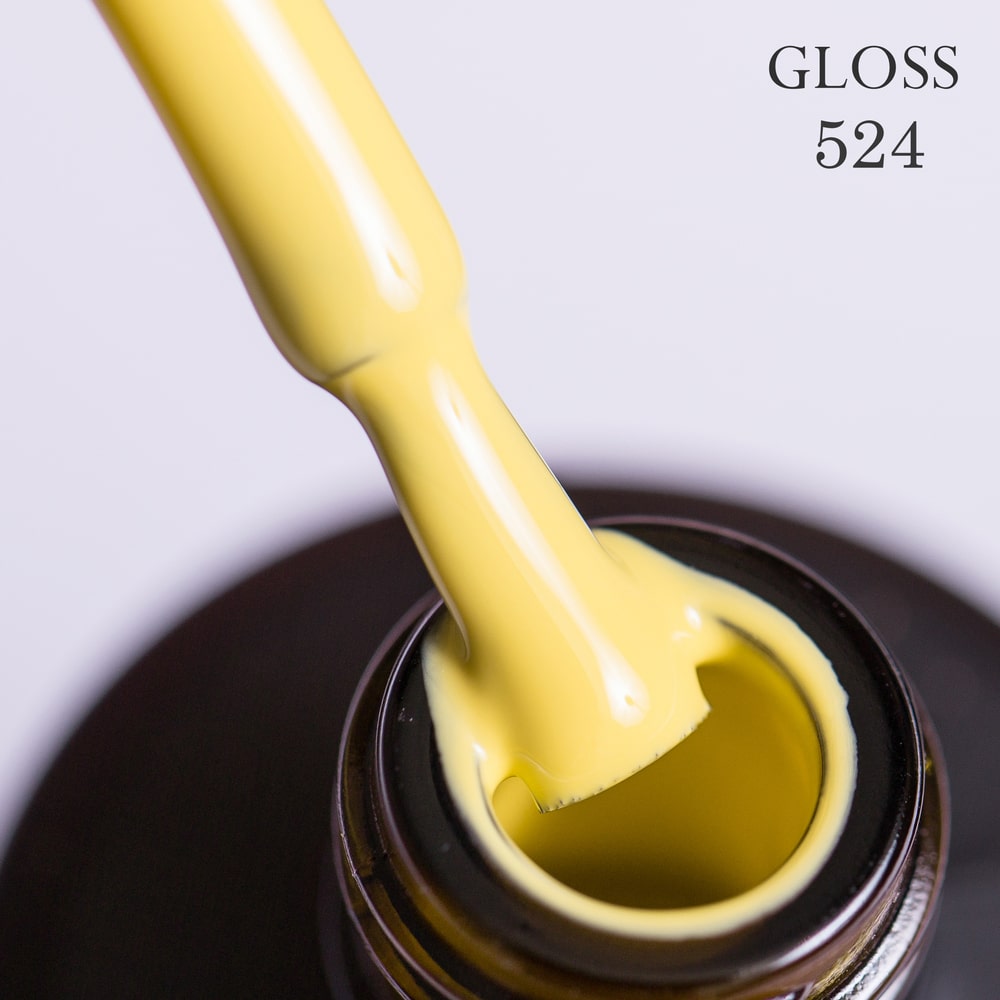 GLOSS Gel Polish 524 (Yellow-cream), 11ml