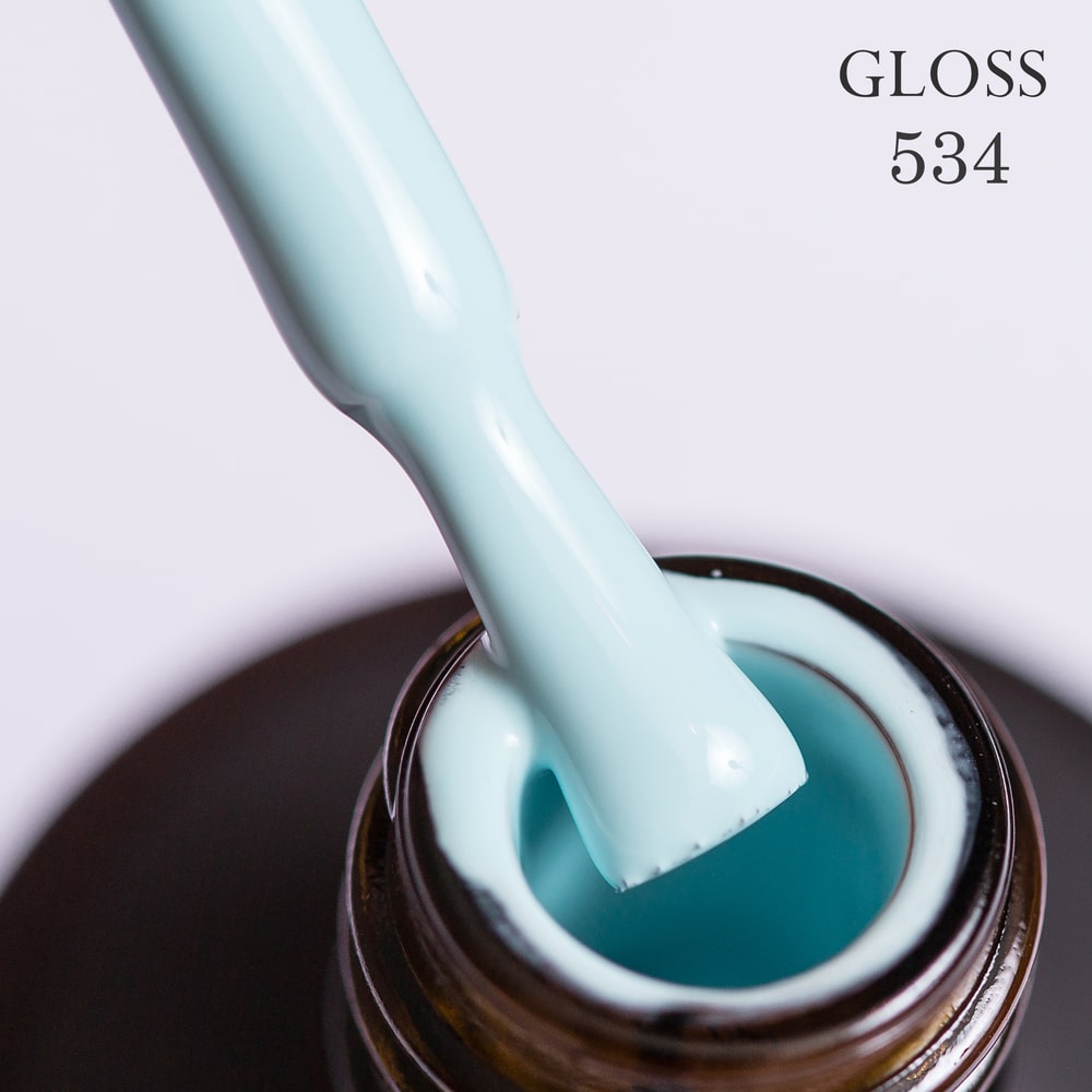 GLOSS Gel Polish 534 (Light blue), 11ml