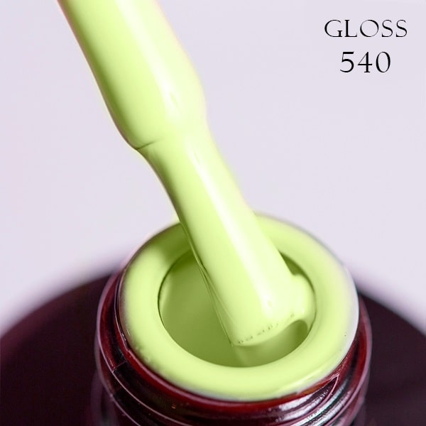 GLOSS Gel Polish 540 (Light green), 11ml