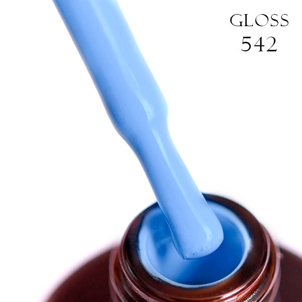 GLOSS Gel Polish 542 (Sky-blue), 11ml