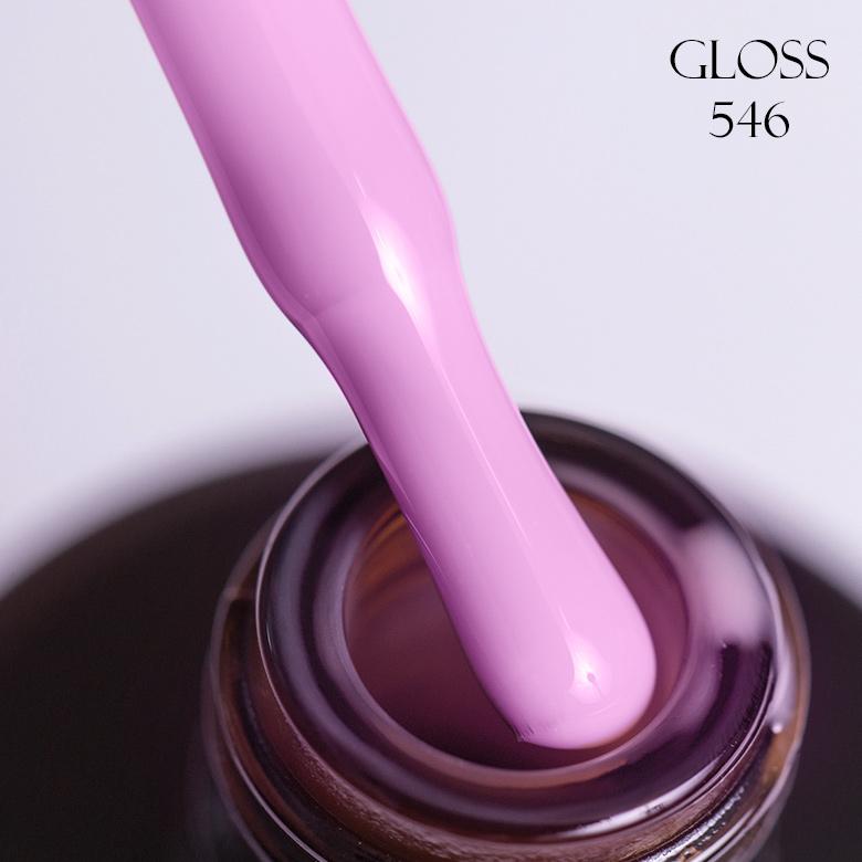 GLOSS Gel Polish 546 (deep ligth pink), 11ml