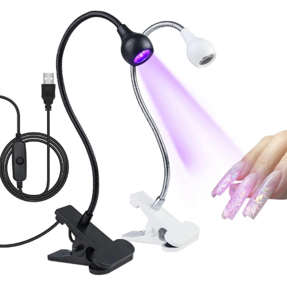 Gooseneck Led Light, White - Level Up Beauty Supply