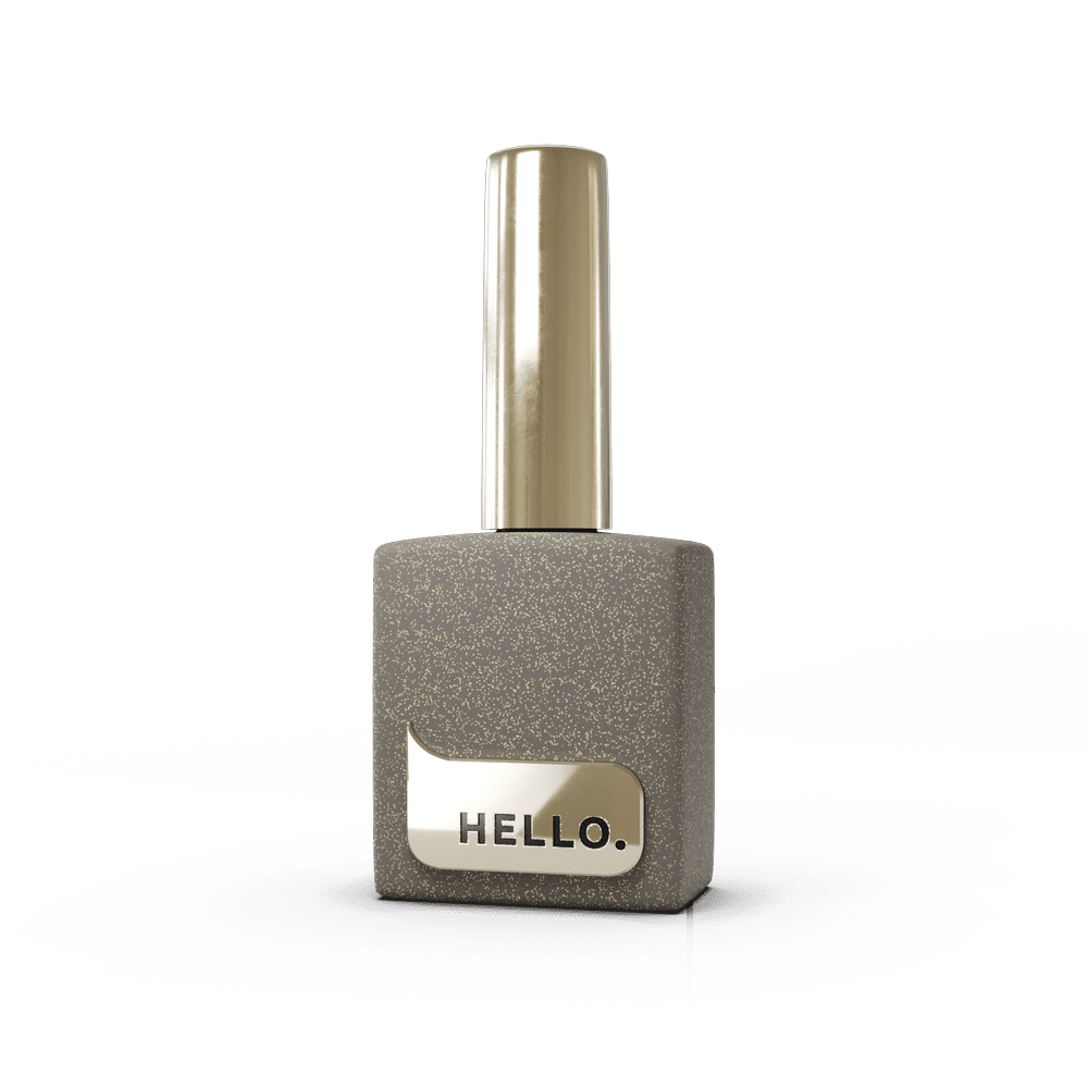 HELLO Gold Flakes Glossy TOP, 15ml