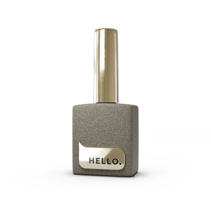 HELLO Gold Flakes Glossy TOP, 15ml