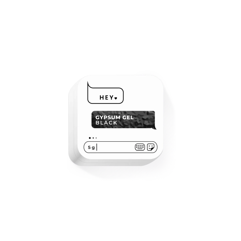 HEYLOVE Gypsum gel Black, 5g - Level Up Beauty Supply