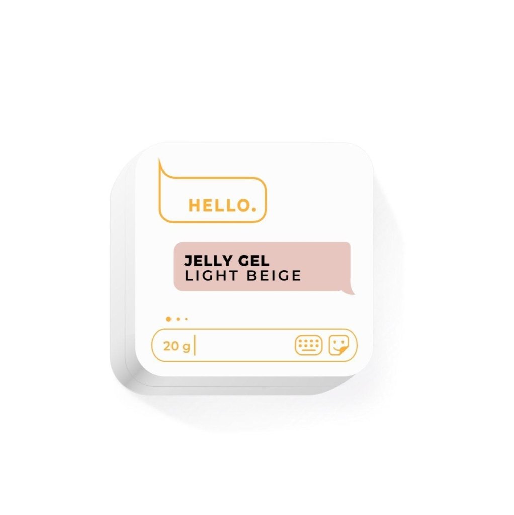 HEYLOVE Jelly Gel «Light Beige», 20 g - Level Up Beauty Supply