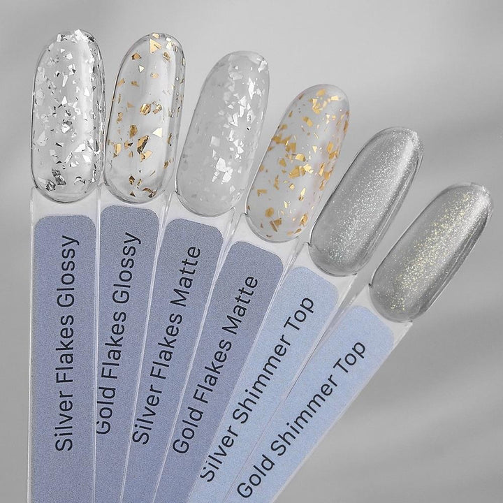 HELLO Top Coat "Silver Shimmer", 15ml