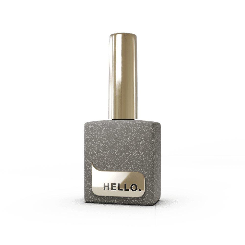 HELLO Silver Flakes Glossy TOP, 15ml