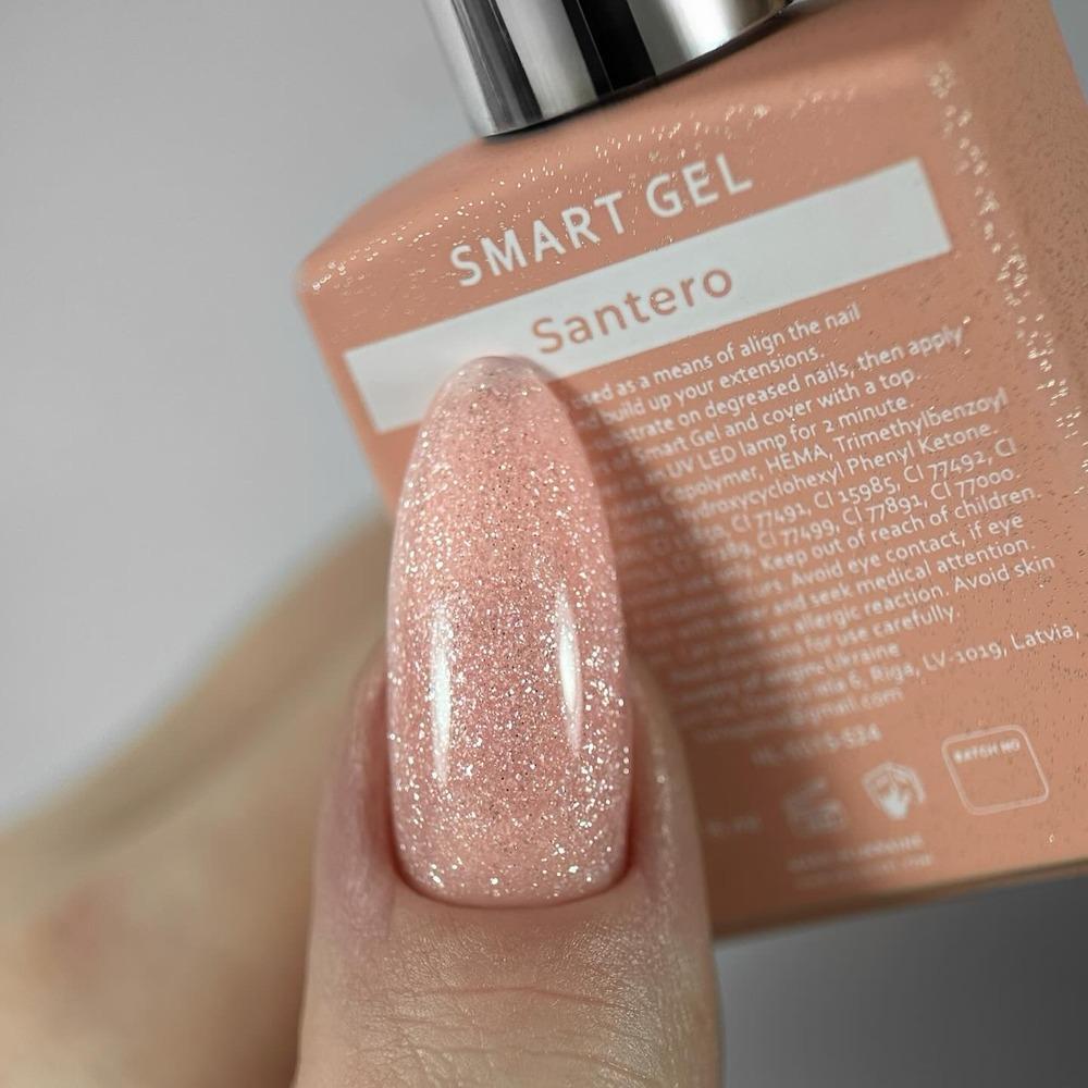 HELLO Smart Builder Gel with Shimmer "Santero", 15ml