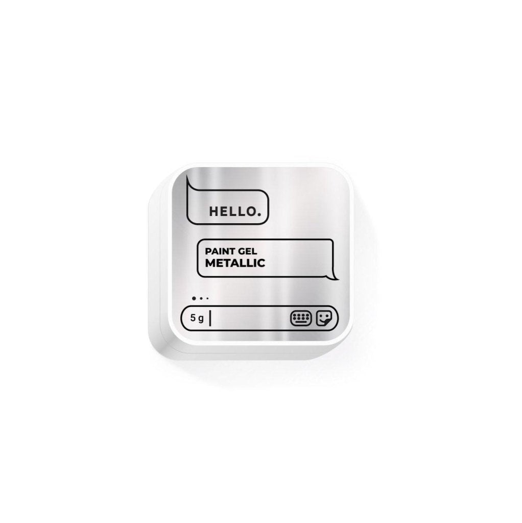 HEYLOVE Solid Platinum Gel Paint Metallic, 5g - Level Up Beauty Supply