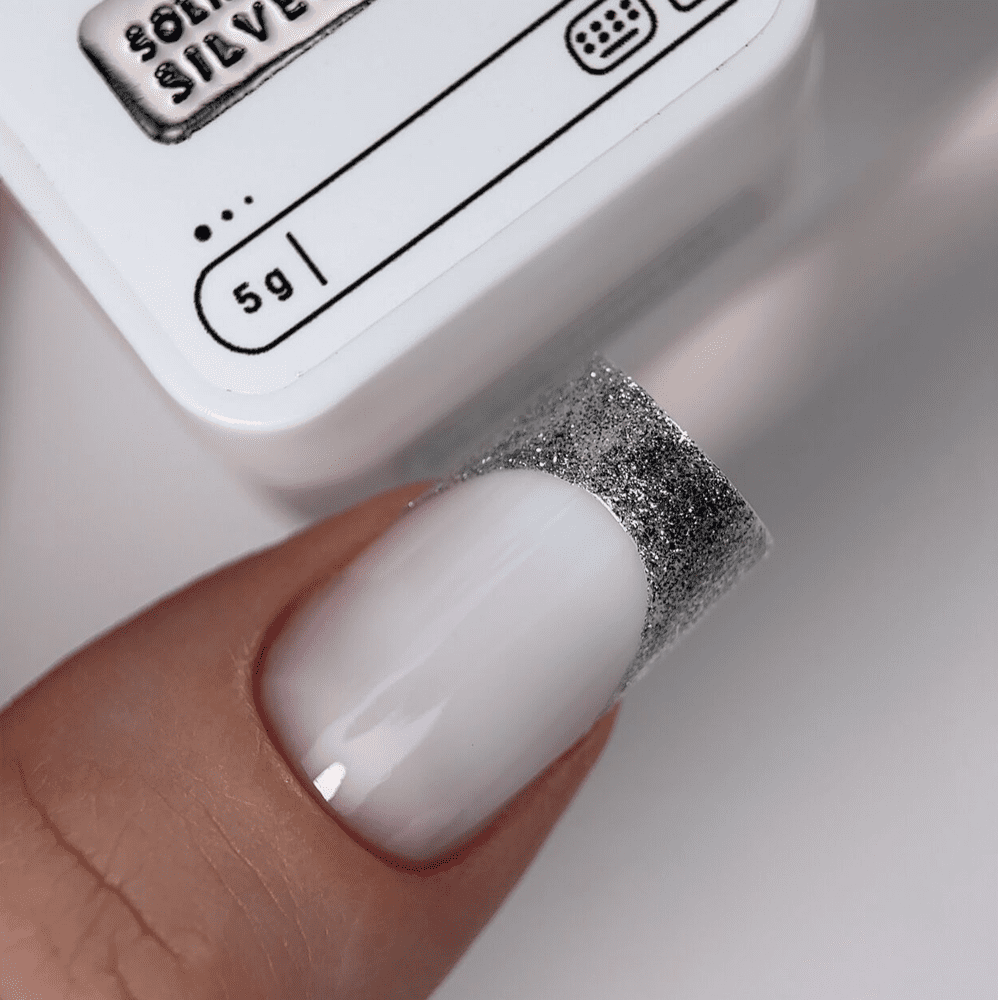 HEYLOVE Solid Platinum Gel Paint Silver, 5g - Level Up Beauty Supply