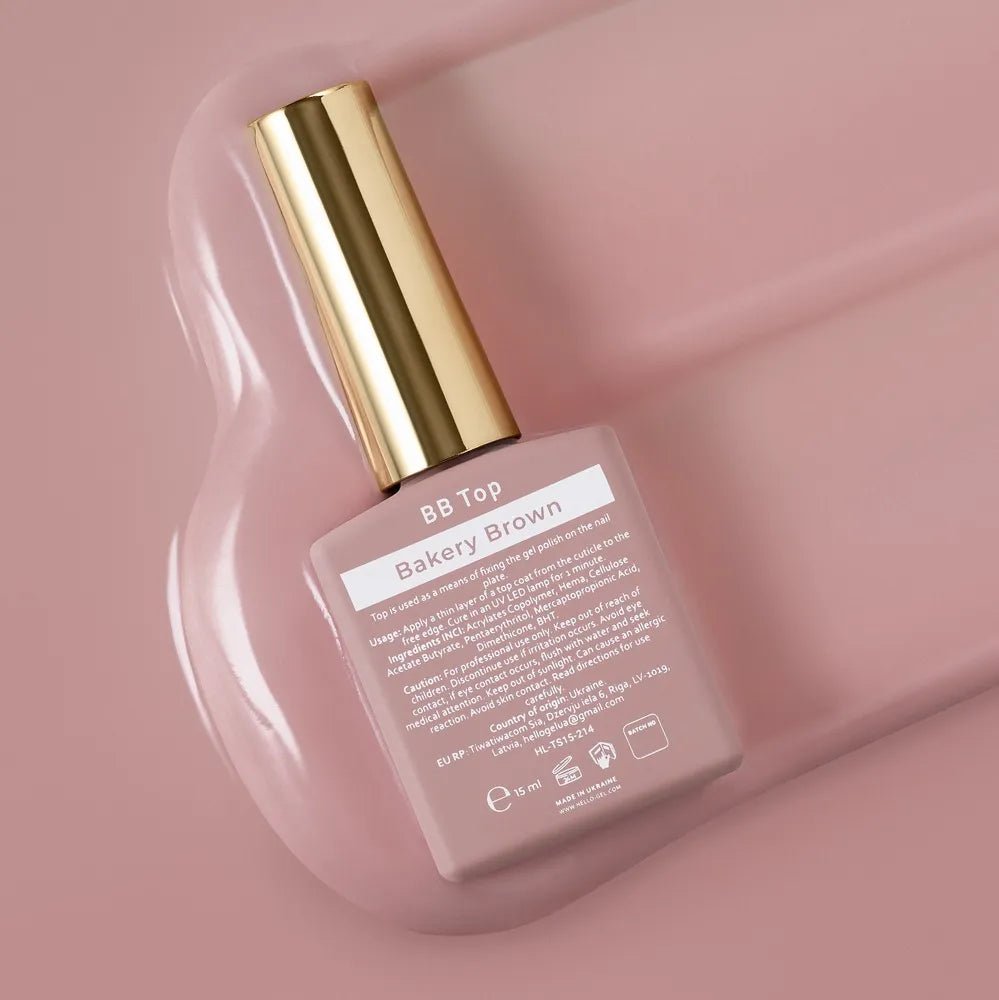 HEYLOVE - BB Top "Bakery Brown", 15 ml - Level Up Beauty Supply