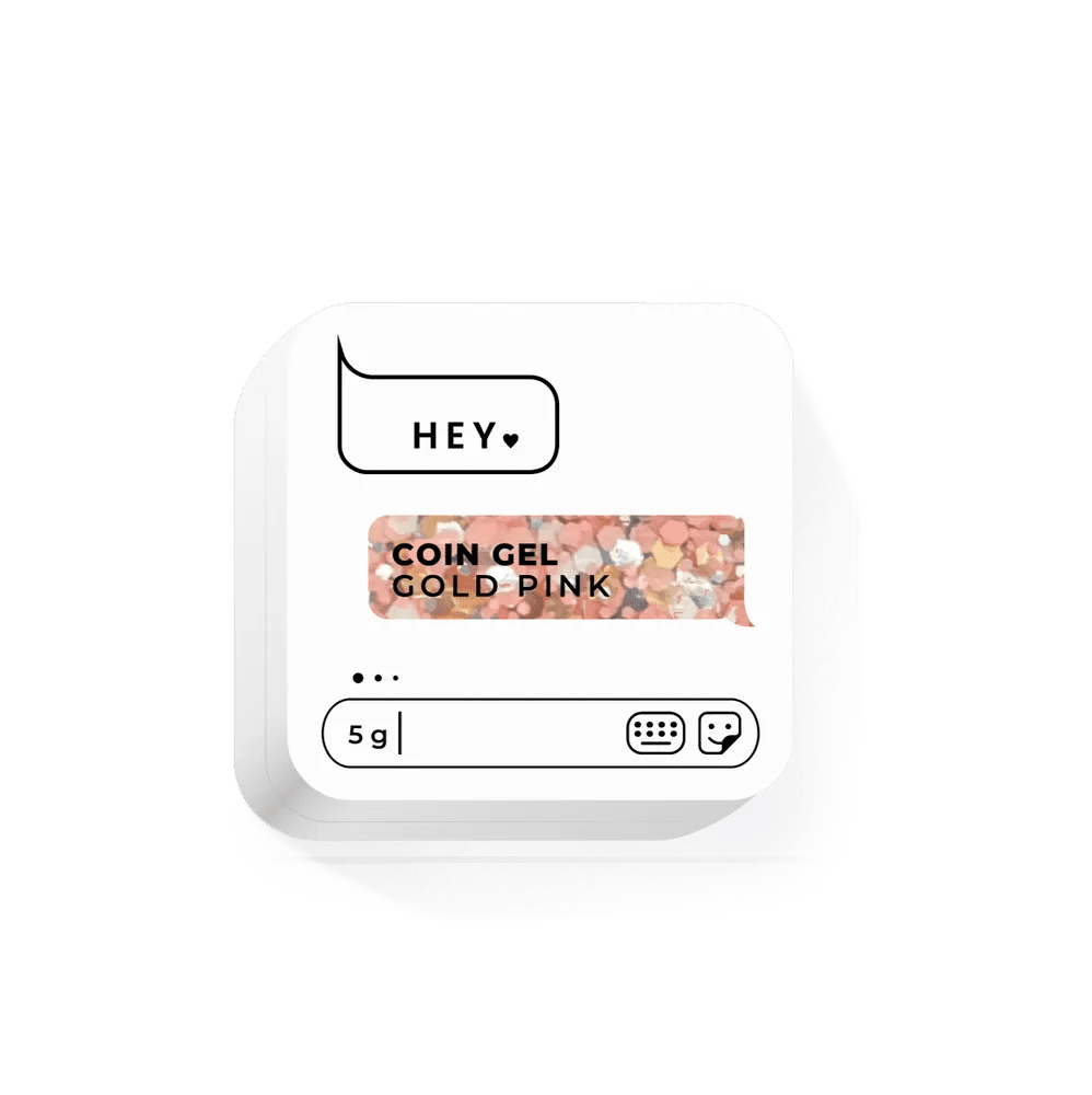 HEYLOVE - Coin Gel Gold Pink, 5g - Level Up Beauty Supply