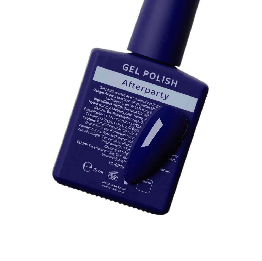 HEYLOVE Gel Polish "Afterparty", 15 ml (TPO Free) - Level Up Beauty Supply