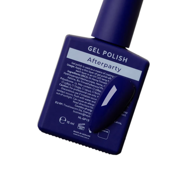 HEYLOVE Gel Polish "Afterparty", 15 ml (TPO Free)