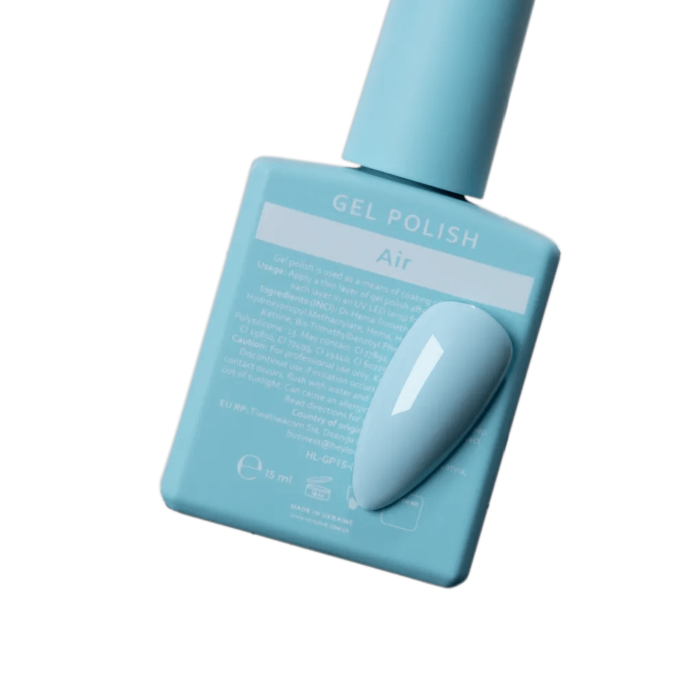 HEYLOVE Gel Polish "Air", 15 ml (TPO Free) - Level Up Beauty Supply