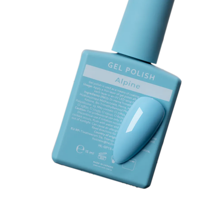 HEYLOVE Gel Polish "Alpine", 15 ml (TPO Free)