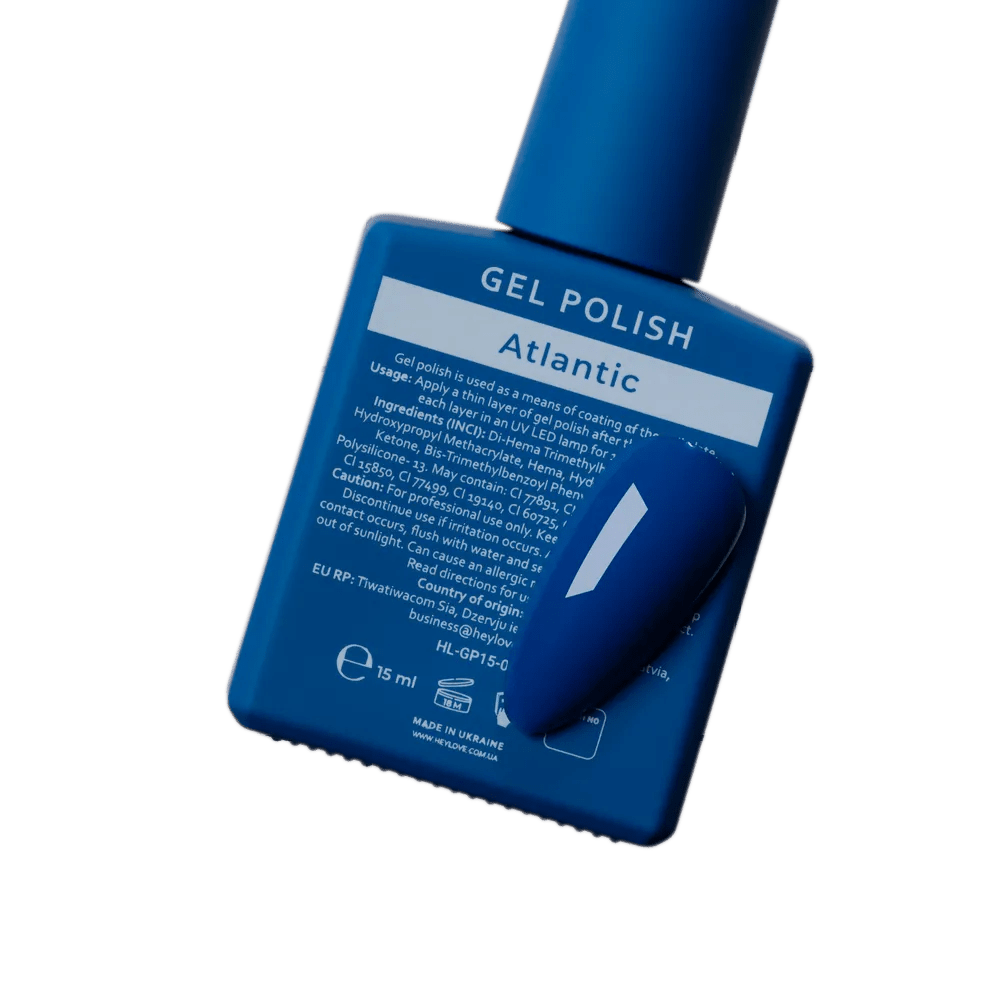 HEYLOVE Gel Polish "Atlantic", 15 ml (TPO Free) - Level Up Beauty Supply