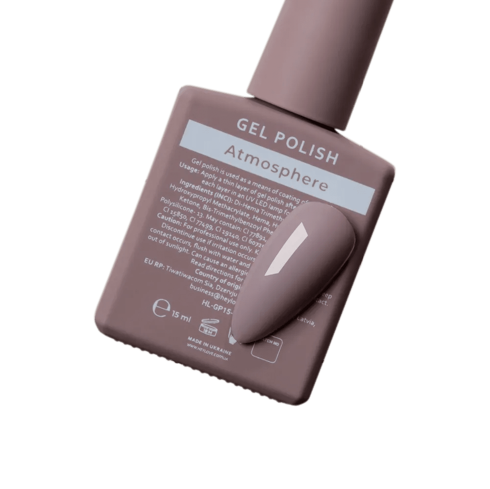HEYLOVE Gel Polish "Atmosphere", 15 ml (TPO Free) - Level Up Beauty Supply
