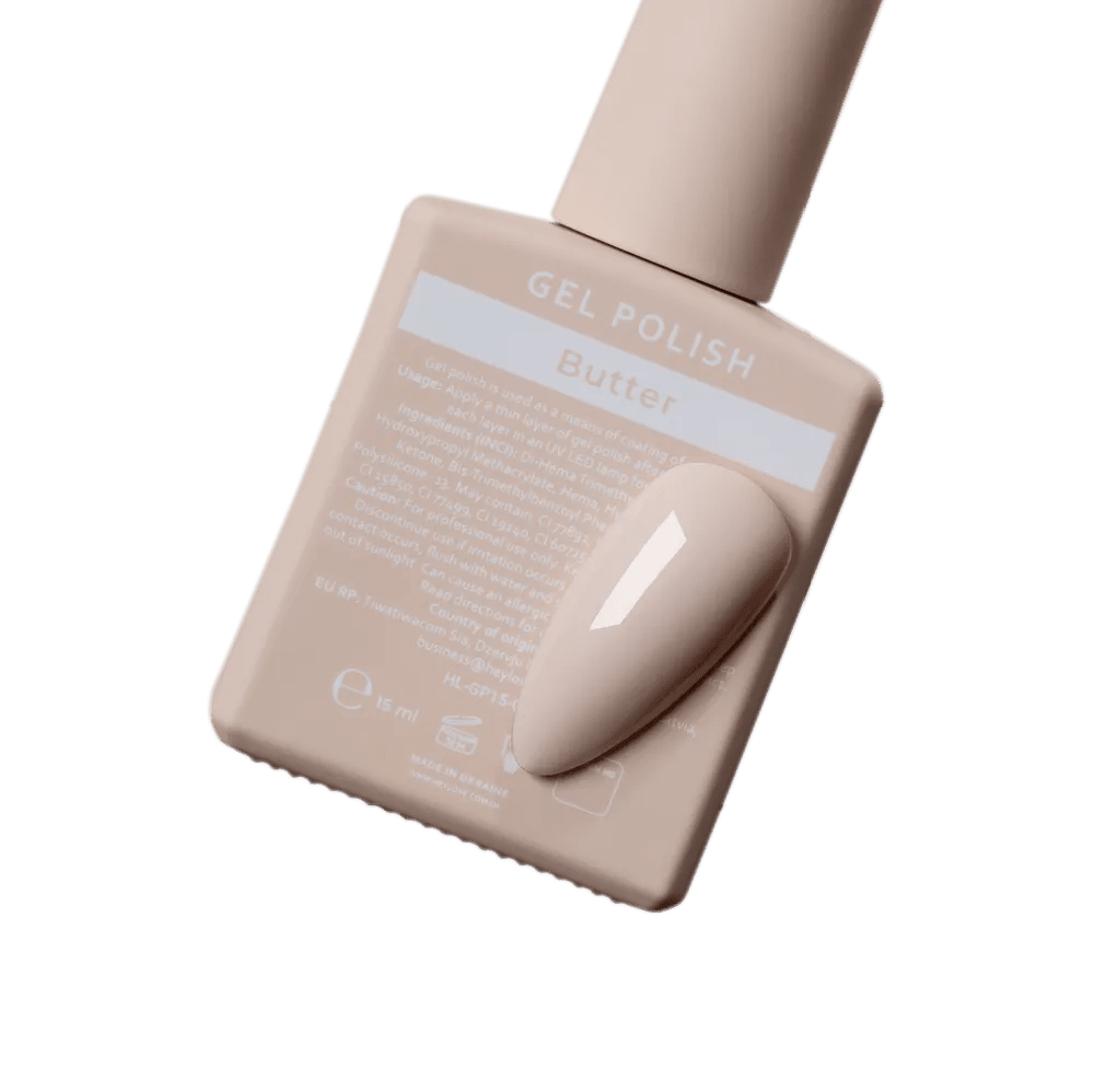 HEYLOVE Gel Polish "Butter", 15 ml (TPO Free) - Level Up Beauty Supply