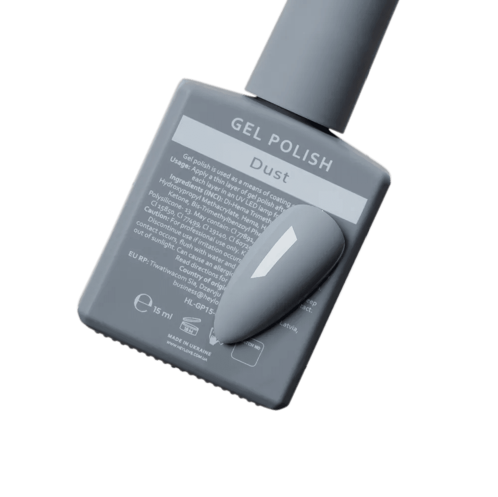 HEYLOVE Gel Polish "Dust", 15 ml (TPO Free) - Level Up Beauty Supply