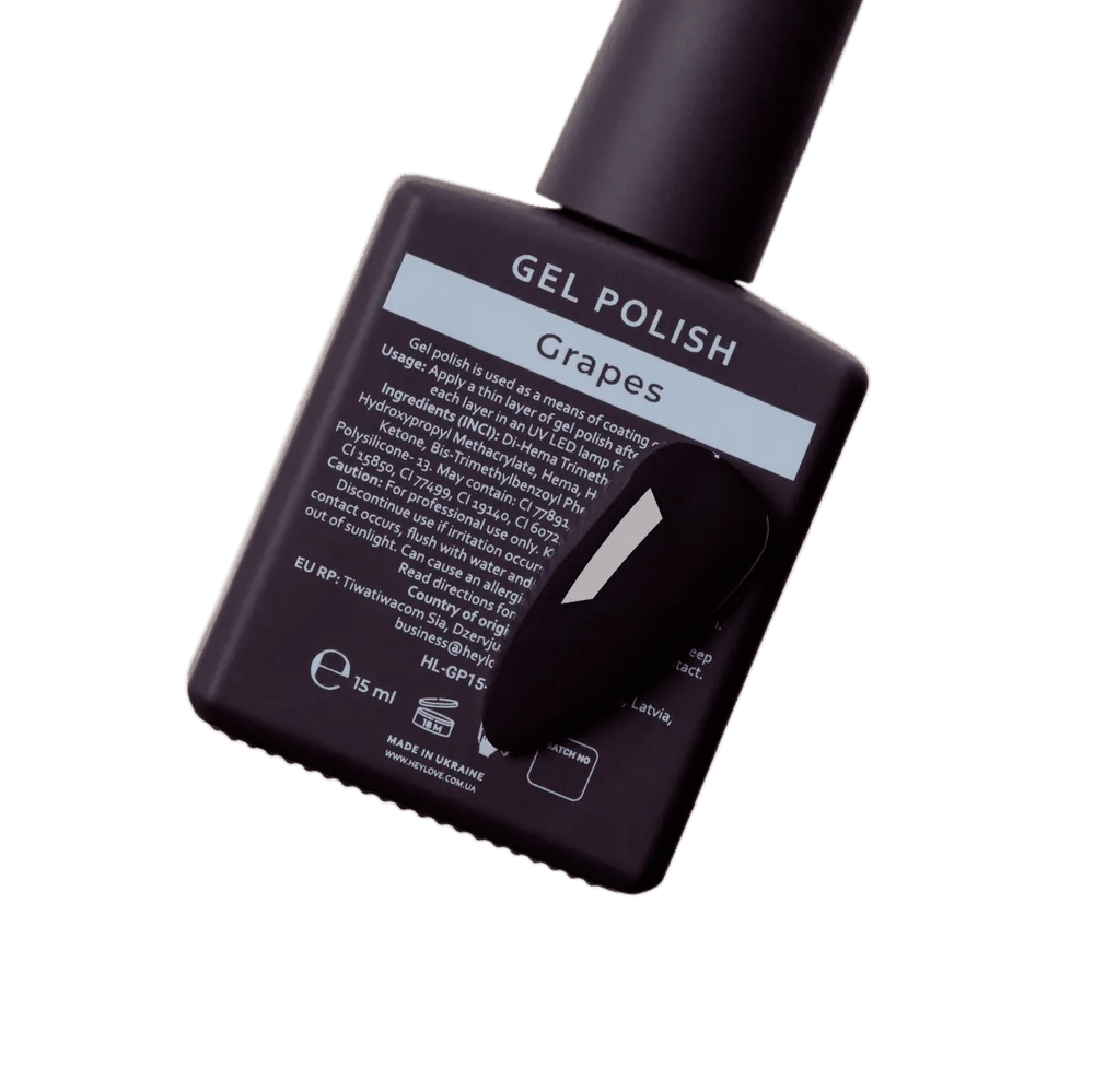 HEYLOVE Gel Polish "Grapes", 15 ml (TPO Free) - Level Up Beauty Supply