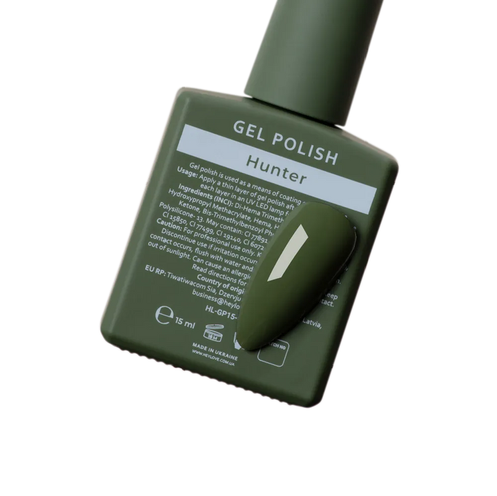 HEYLOVE Gel Polish "Hunter", 15 ml (TPO Free)