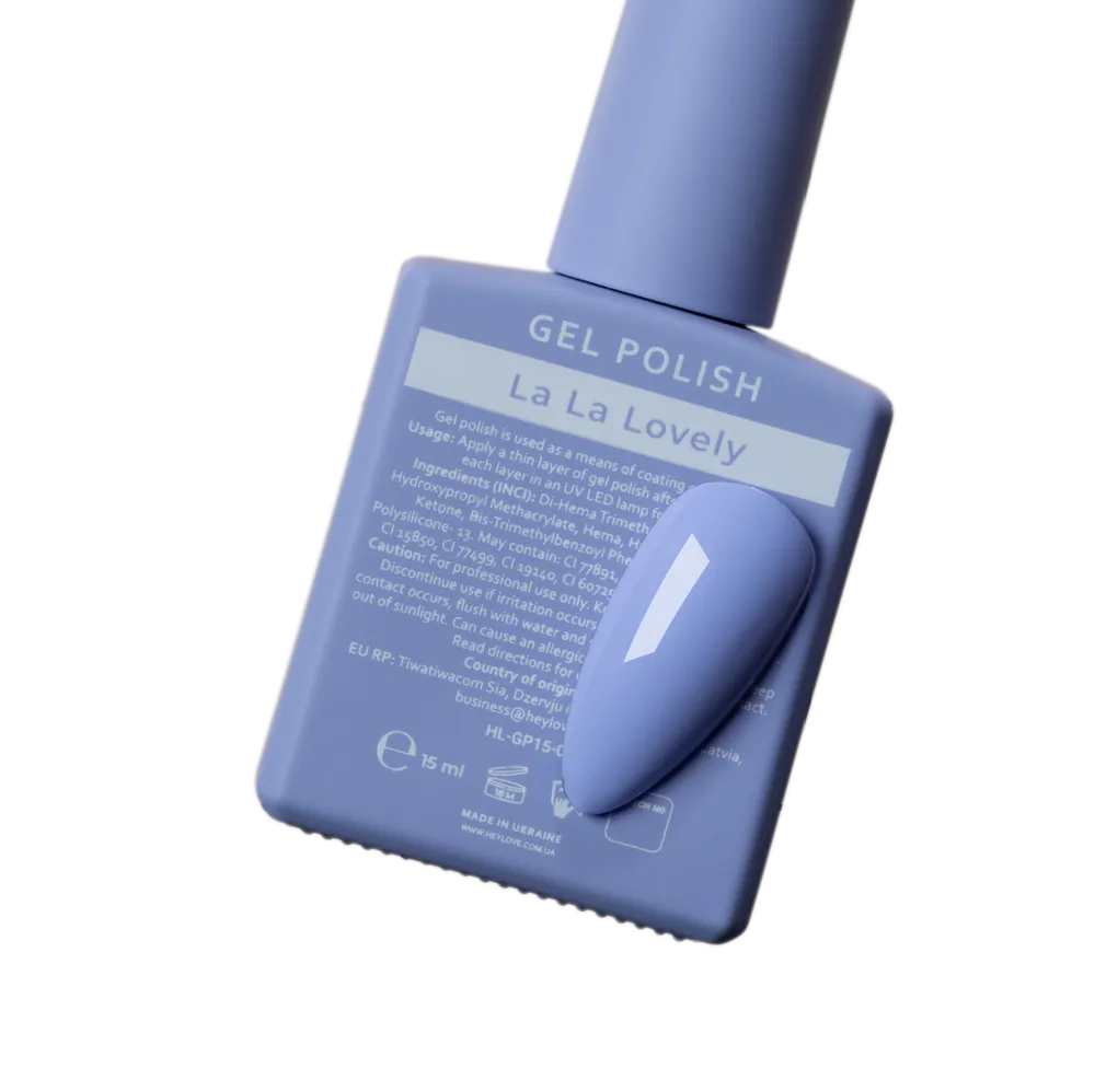 HEYLOVE Gel Polish "La La Lovely", 15 ml (TPO Free)
