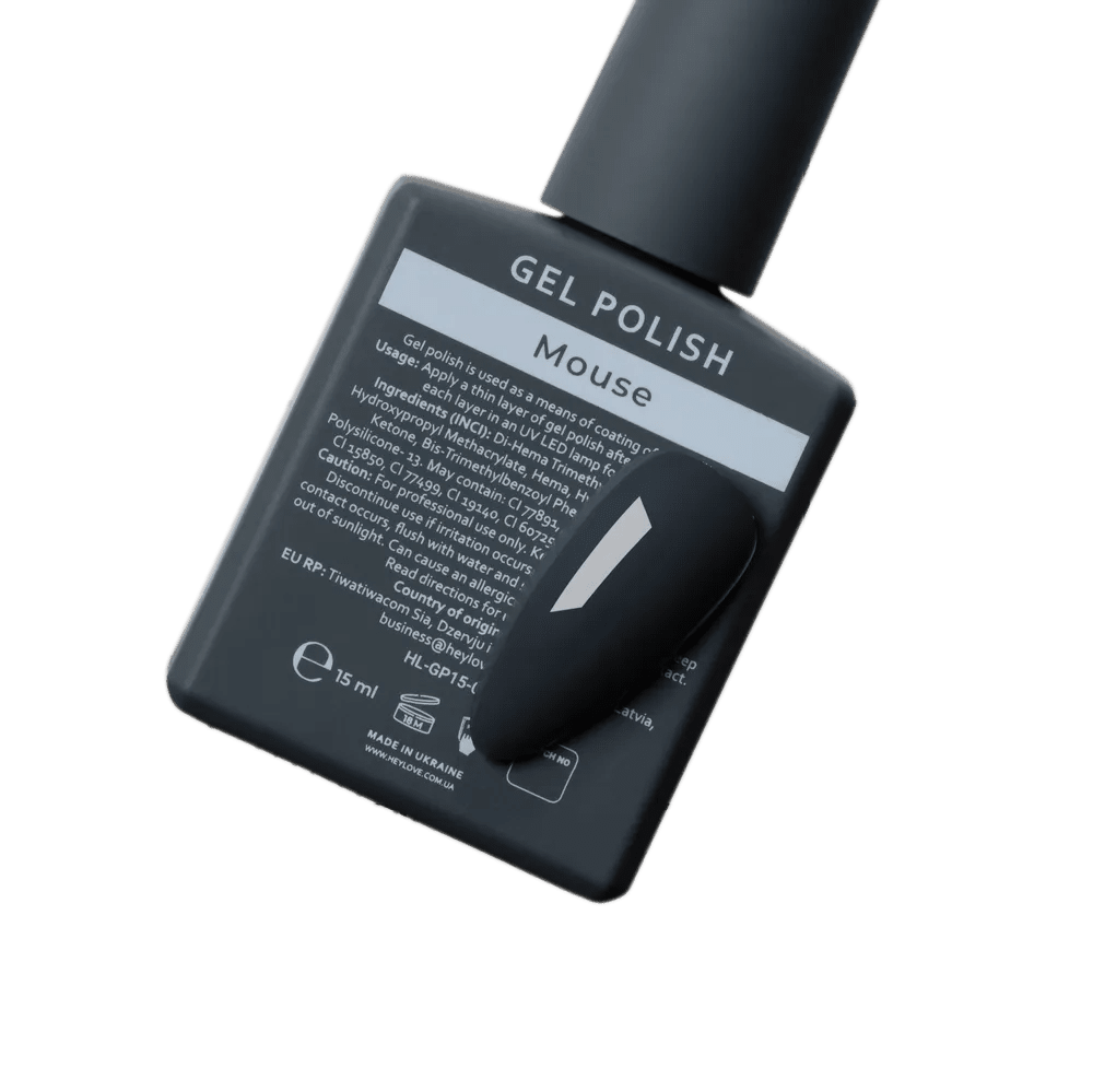 HEYLOVE Gel Polish "Mouse", 15 ml (TPO Free) - Level Up Beauty Supply