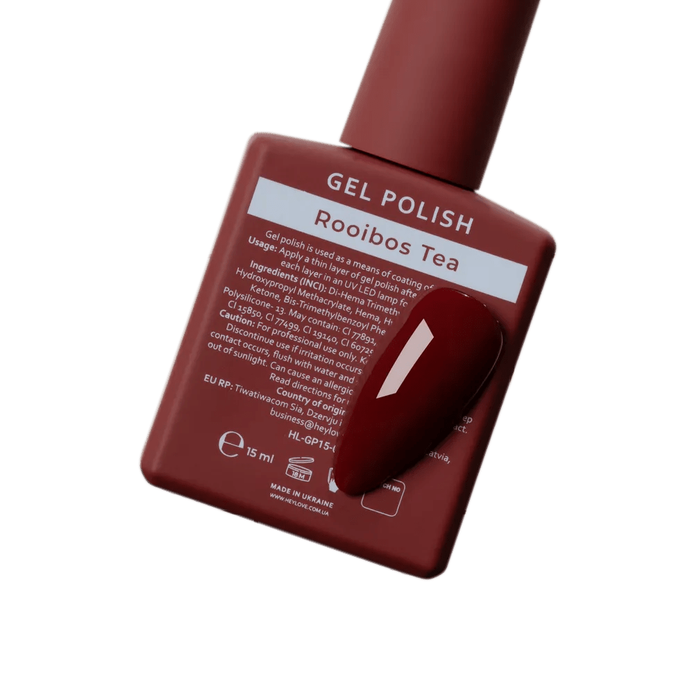 HEYLOVE Gel Polish "Rooibos Tea", 15 ml (TPO Free) - Level Up Beauty Supply